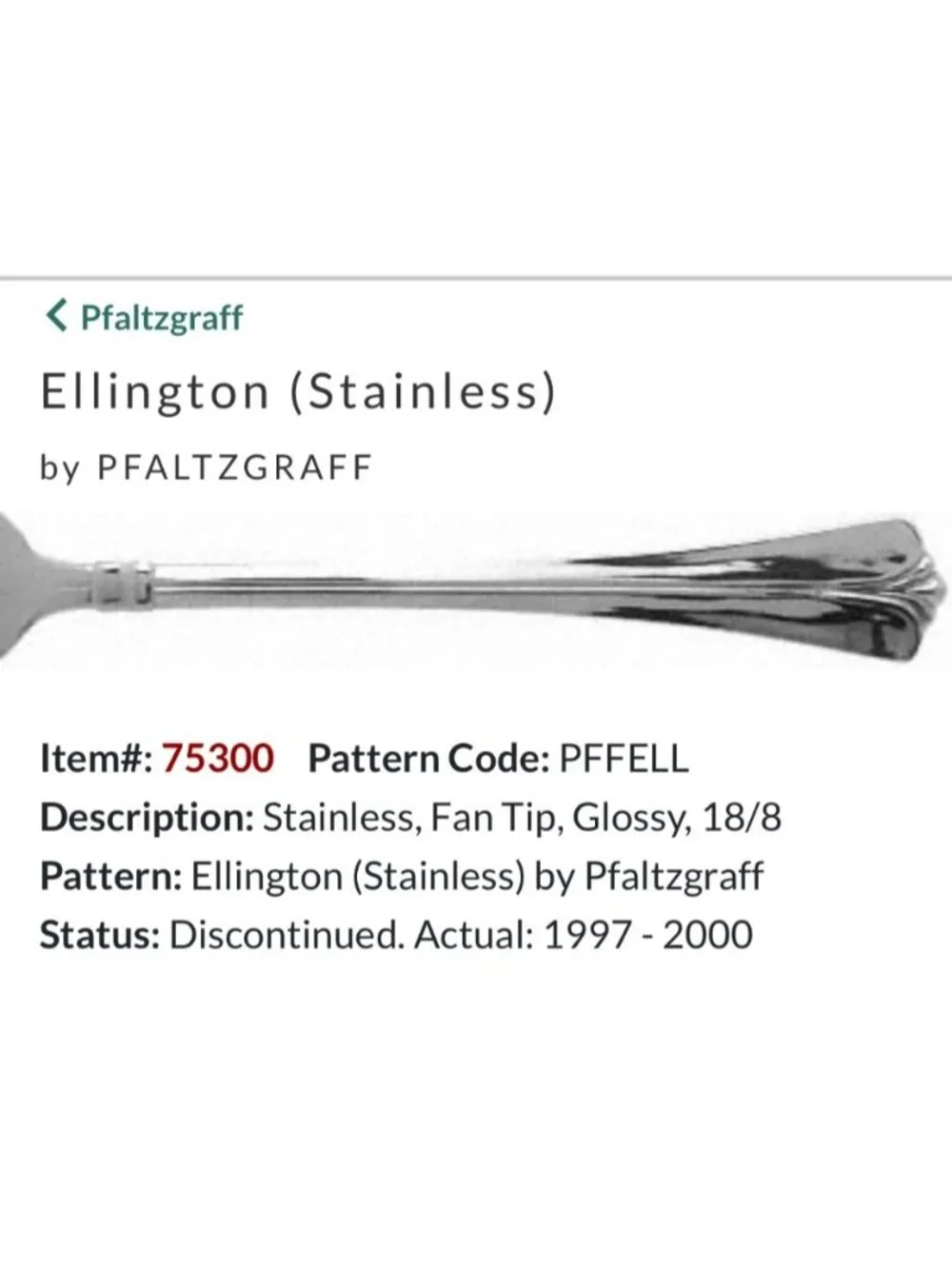 Pfaltzgraff Ellington Stainless Steel Dinner Knives Set Of 3 Vintage 1997-2000